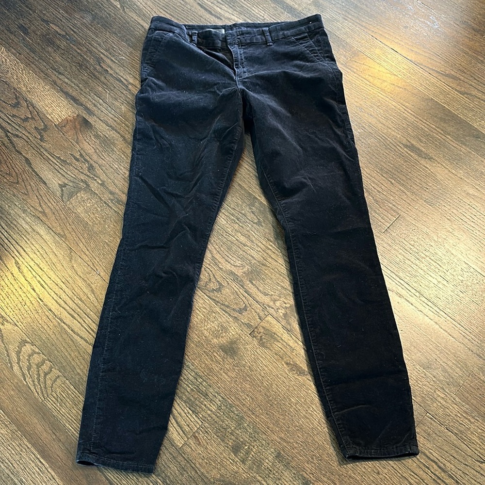 Kut From the Kluth Corduroy Cords Trouser Skinny Velour Velvet 12 EUC